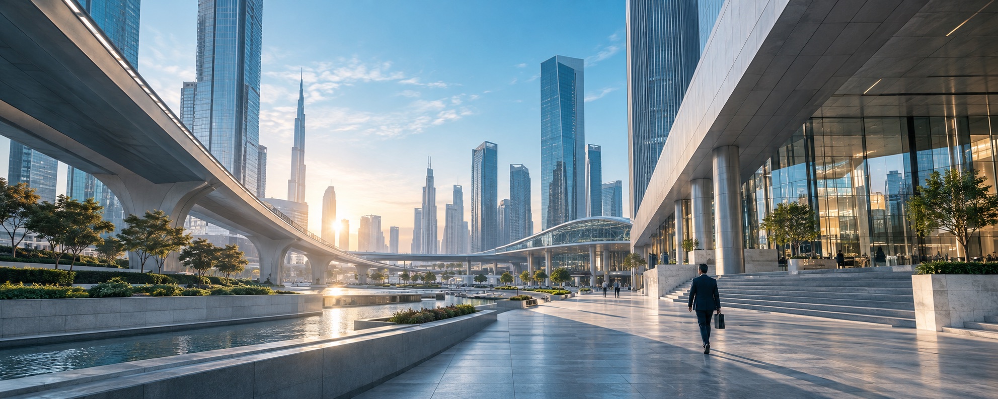 Modern global business district